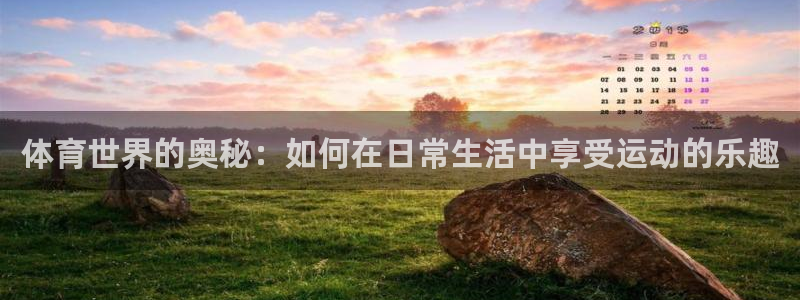 新球体育葡超赛程比分：体育世界的奥秘：如何在日常生活中享受运动的乐趣